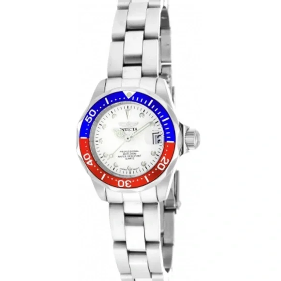 NIB Invicta Staiess Steel Small Watch Retail $495 - Picture 2 of 6